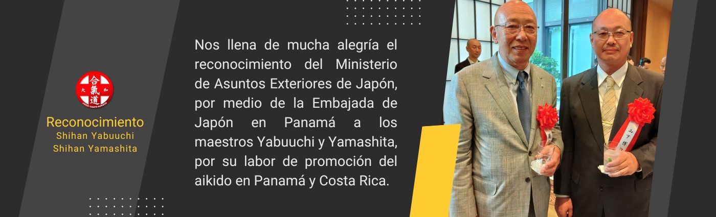 Reconocimiento a Shihan Yabuuchi y Sensei Yamashita